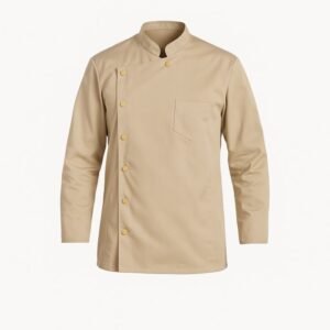 Veste de cuisine beige – Manches longues