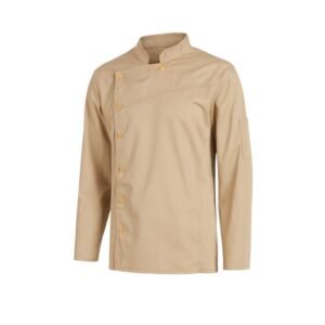 Veste de cuisine beige – Manches longues