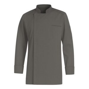 Veste de cuisine grise respirante – Manches longues