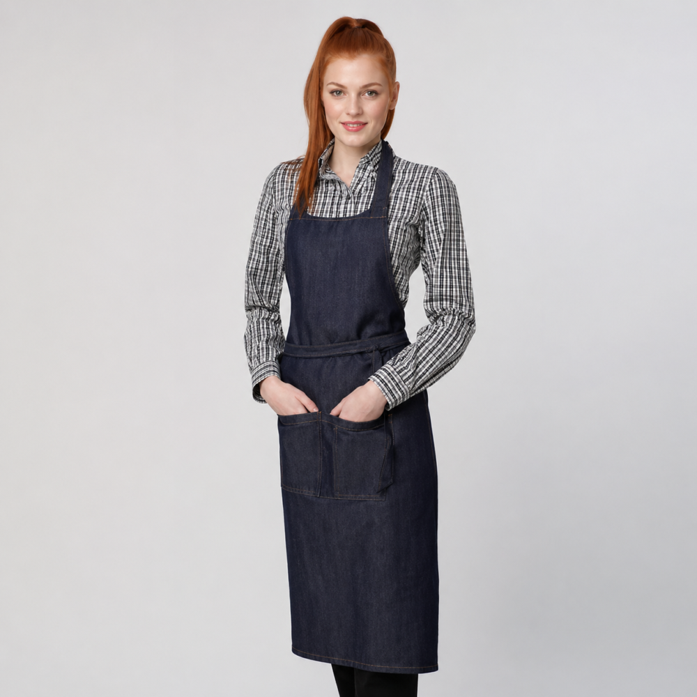 Tablier bavette jean
