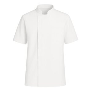 Veste de cuisine blanche respirante – Manches courtes