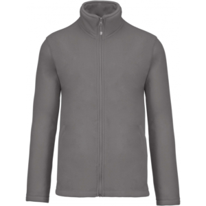 Veste polaire médicale zippée personnalisable gris