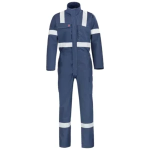 Combinaison professionnelle zippée réfléchissante pour travaux industriels