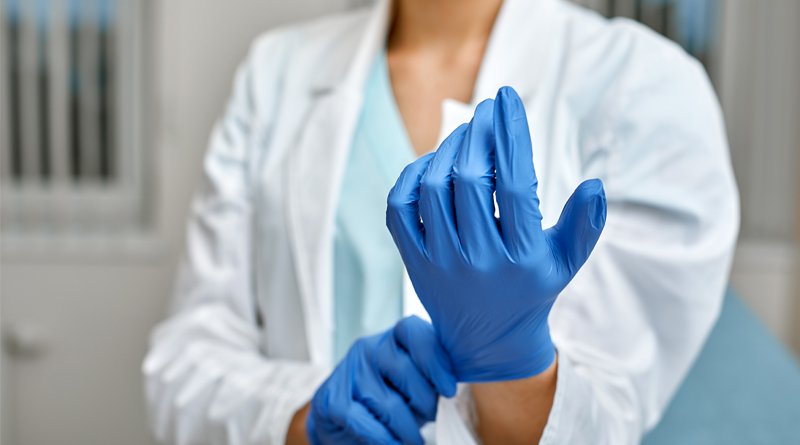 Gants médicaux protection professionnelle hygiène
