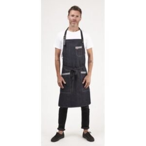 tablier jean denim barista