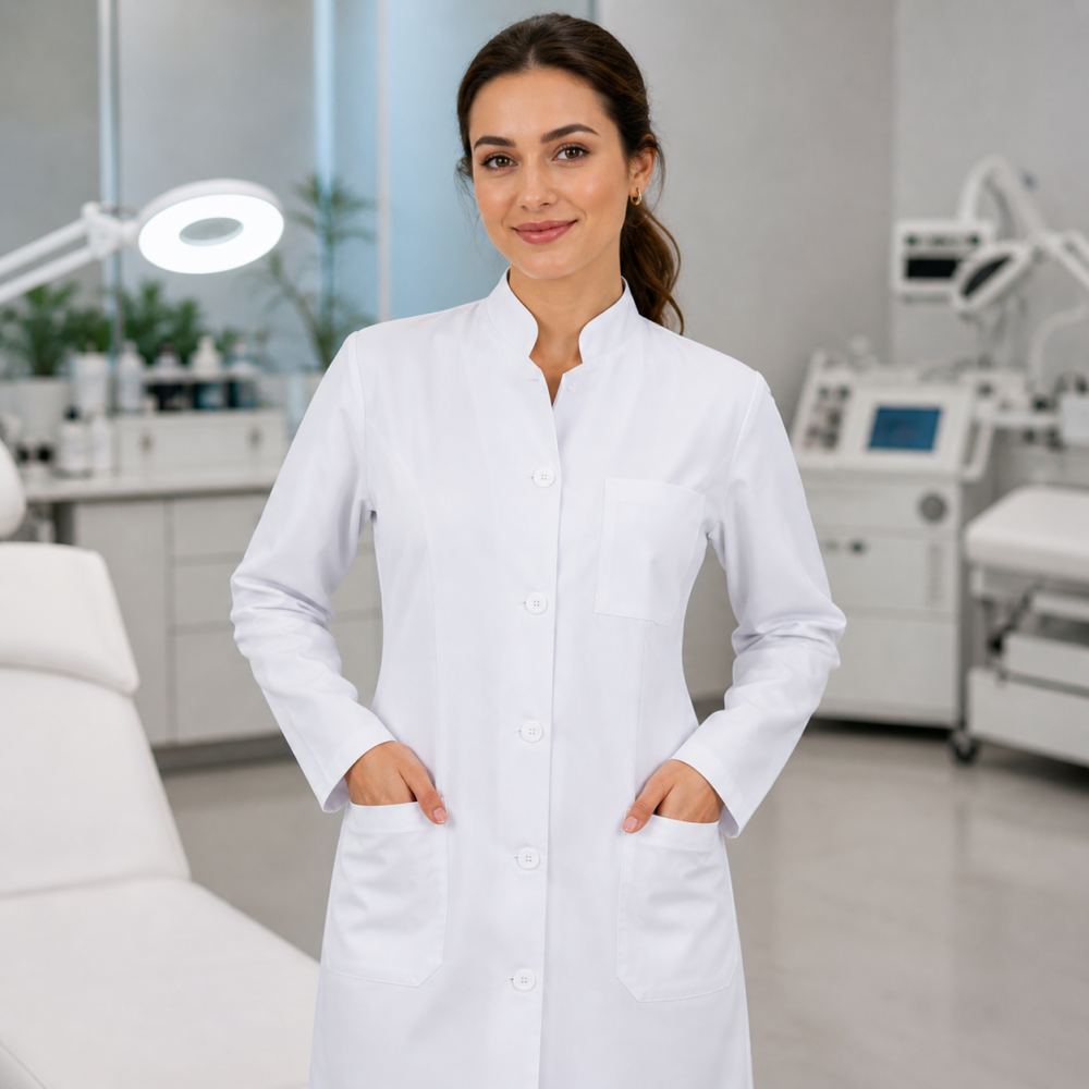 Blouse médicale col Chemise