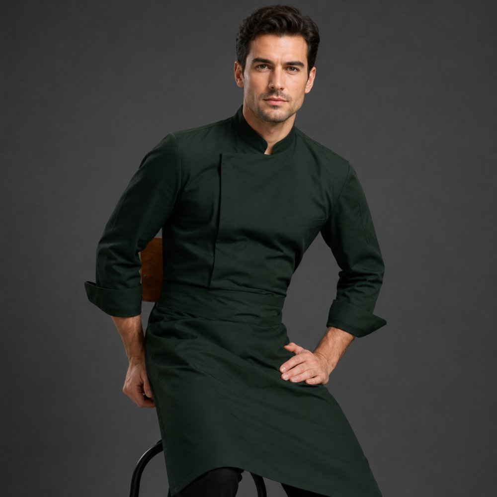 Veste Cuisine Verte manche longue