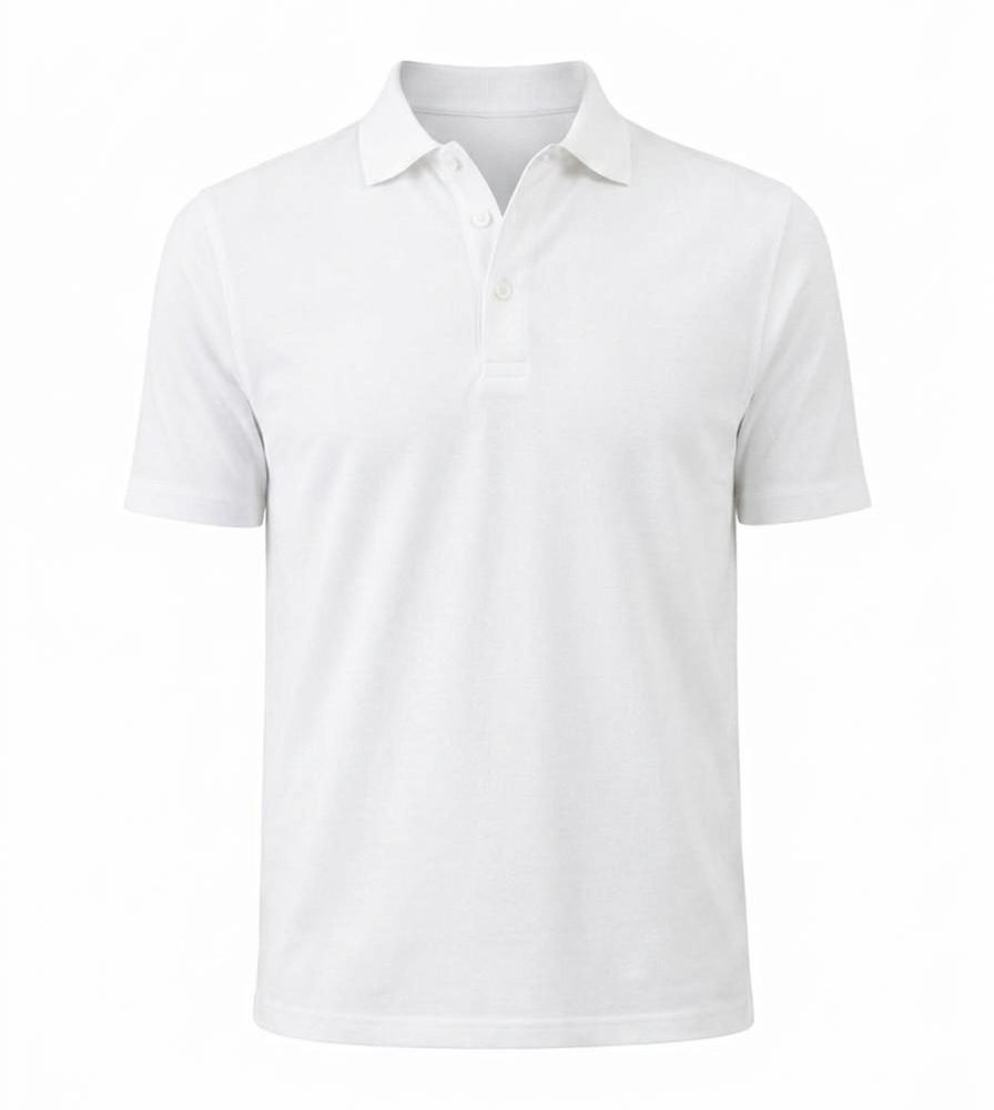 Polo demi manche Blanc