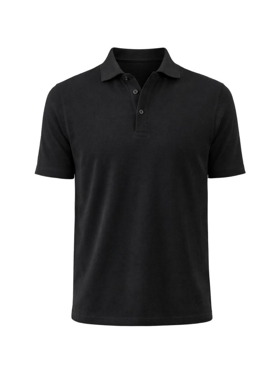 Polo demi manche Noir