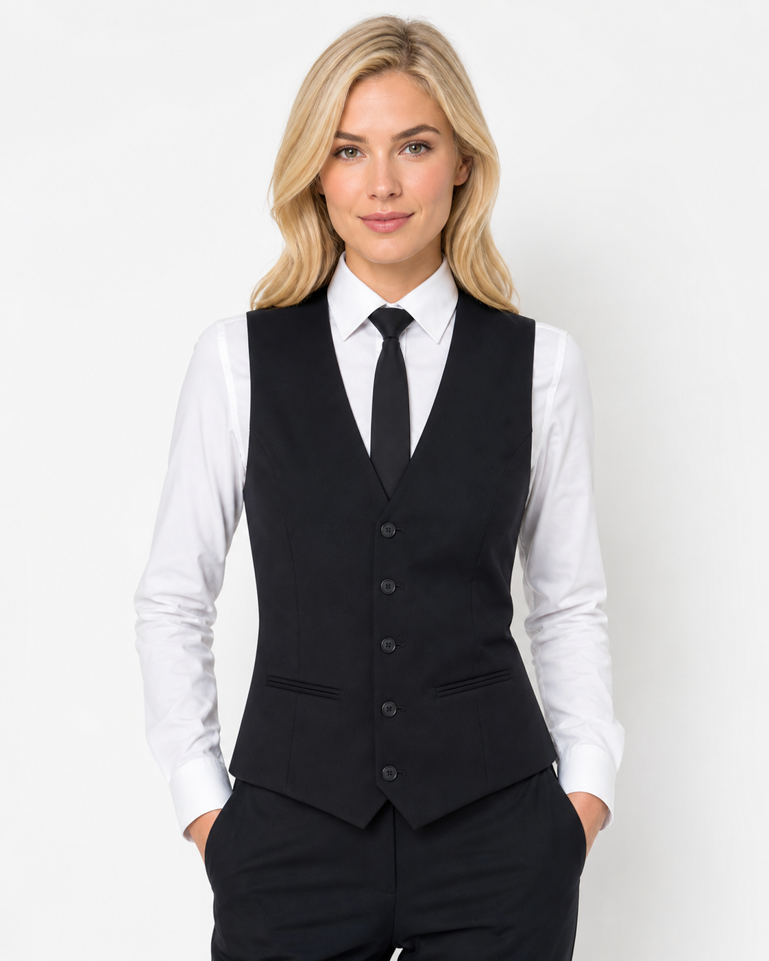 Gilet de Travail Femme pour Service et Restauration