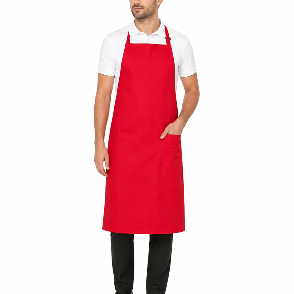Tablier de Cuisine Professionnel – Tablier KARIBAN coton avec poche | Résistant et Confortable