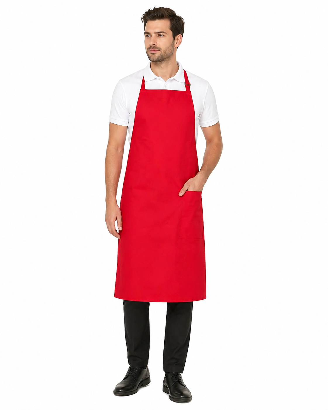 Tablier de Cuisine Professionnel – Tablier KARIBAN coton avec poche | Résistant et Confortable