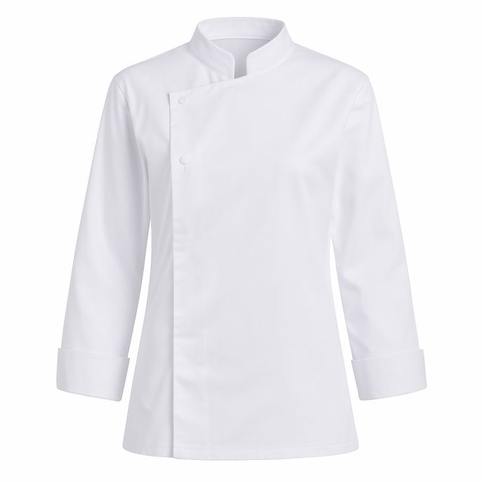 Veste de cuisine blanche homme femme – Manches longues