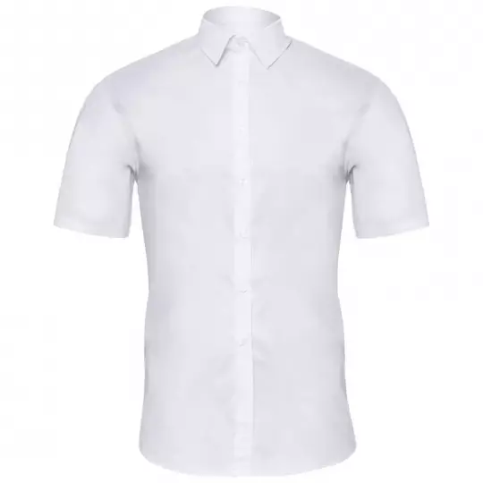 chemise-de-service-manches-courtes-capuccino-blanc-lafont chemise-de-service-manches-courtes-capuccino-blanc-lafont