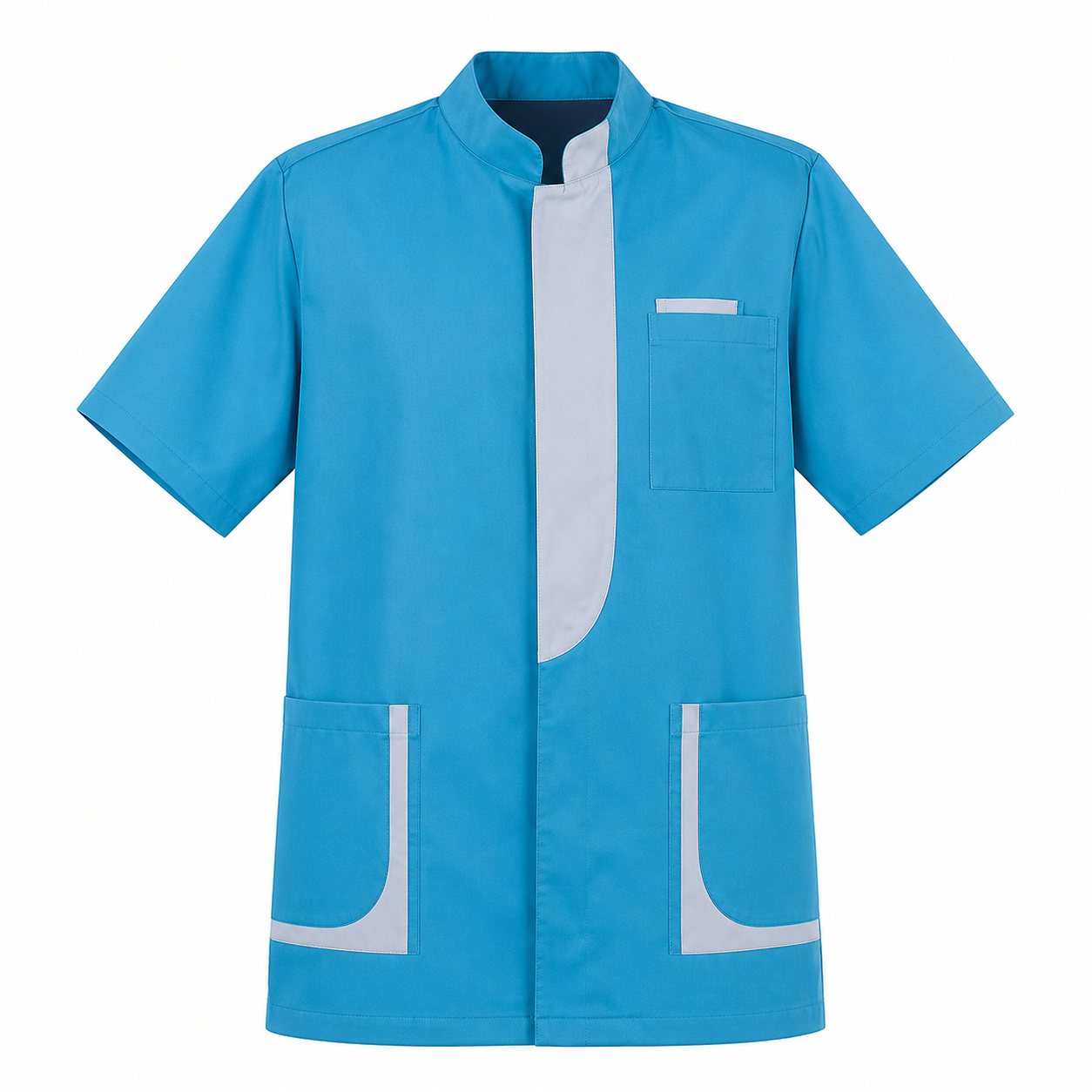 Tunique médicale homme tenue professionnelle tencel