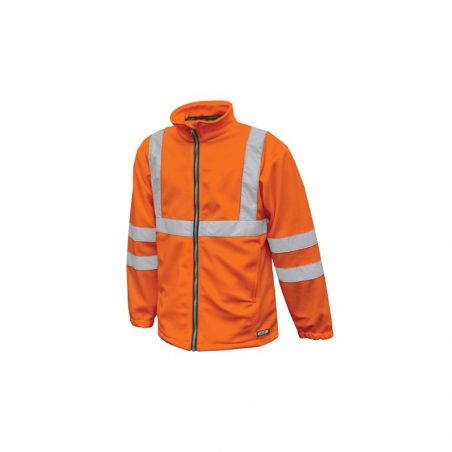 Veste polaire haute visibilité orange