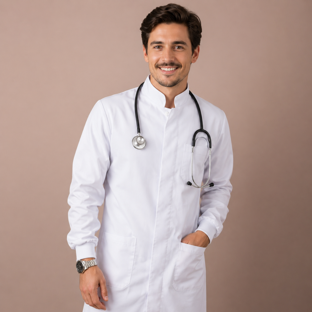 Blouse médicale Col Officier